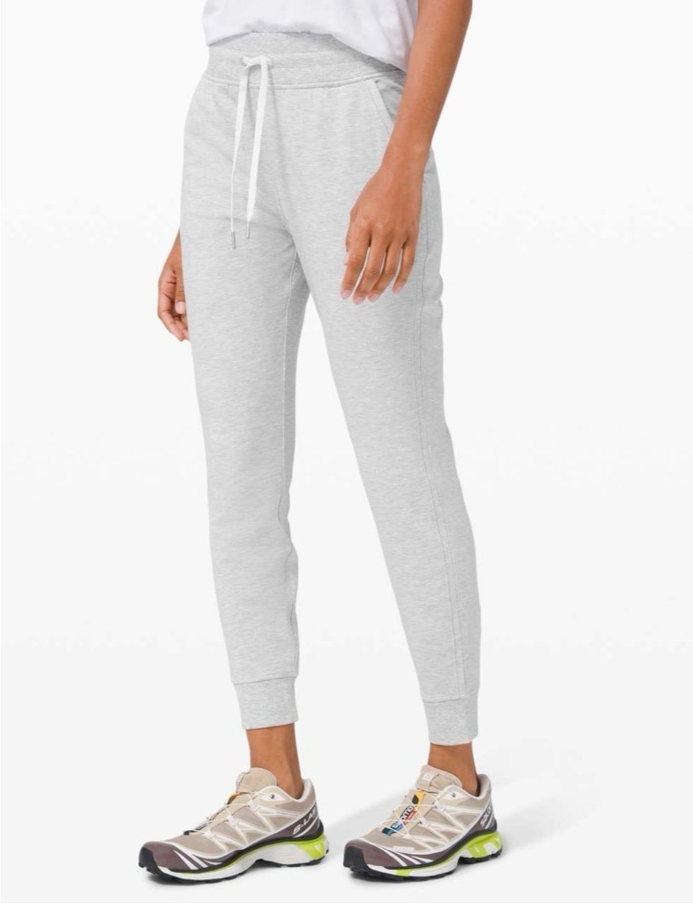 Lululemon Warm Down High-Rise Jogger
Heathered Core Ultra Light Grey Size 2